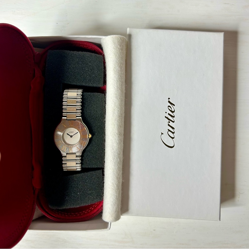 Cartier 21 stainless steel Two-Tone Watch